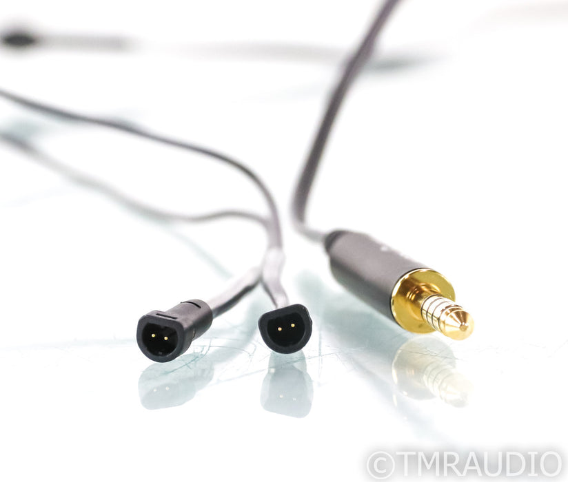 Moon Audio Silver Dragon IEM V1 Headphone Cable; 1m; Sennheiser to 4.4mm TRRS