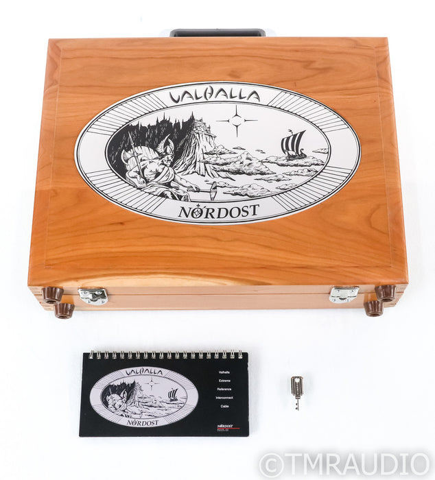 Nordost Valhalla RCA Cables; 1m Pair Interconnects