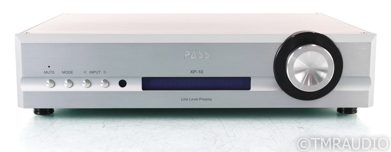 Pass Labs XP-10 Stereo Preamplifier; XP10; Remote; Silver