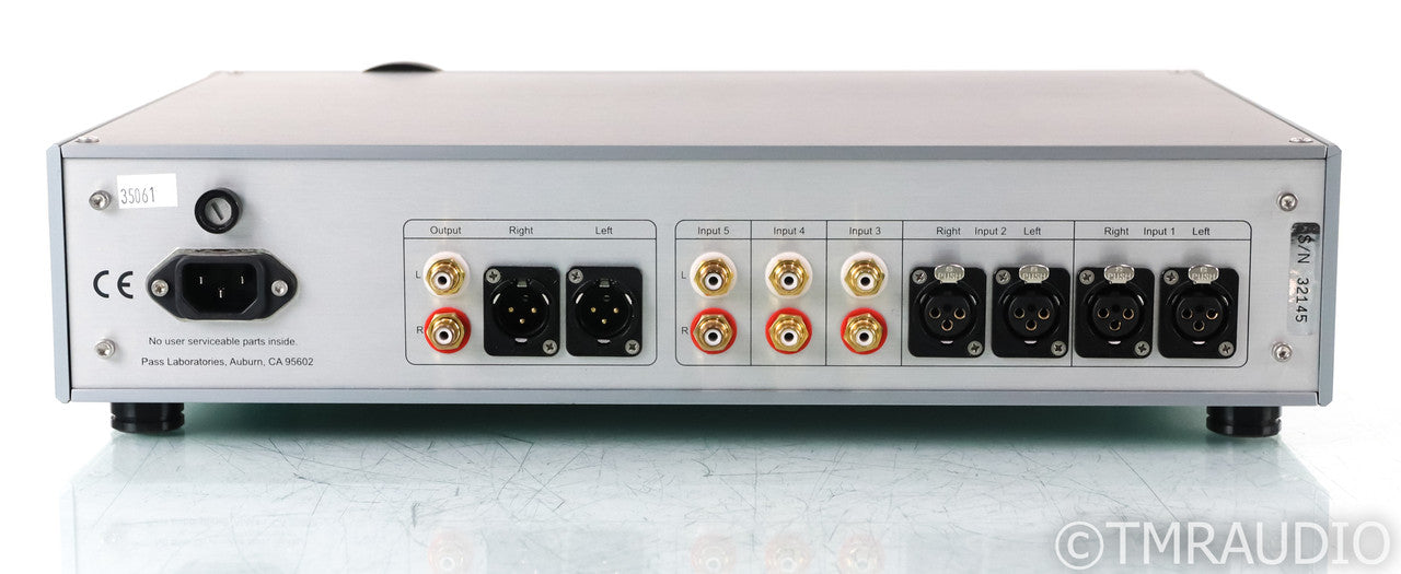 Pass Labs XP-10 Stereo Preamplifier; XP10; Remote; Silver