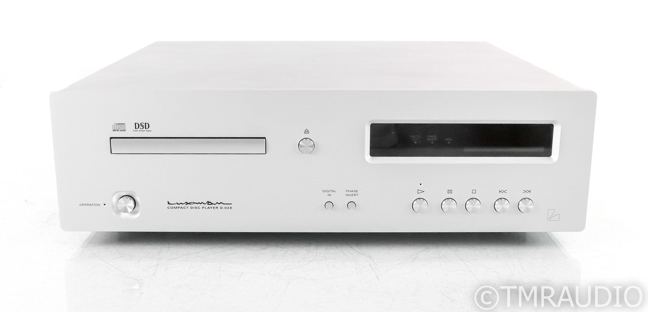 Luxman D-03X CD Player; D03X; Silver; Remote