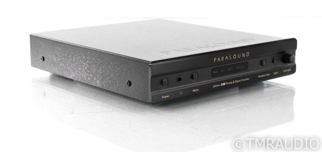 Parasound Zphono USB MM / MC Phono Preamplifier; Digital Interface; A/D Converter