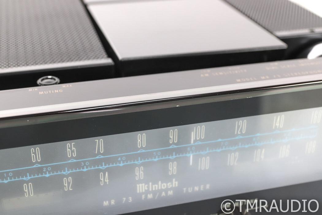 McIntosh MR73 Vintage Stereo Tuner; MR-73; Walnut Cabinet; MR-73; Walnut Cabinet