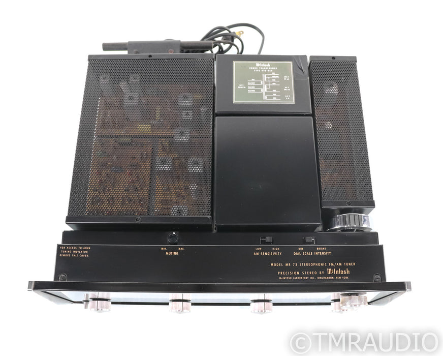 McIntosh MR73 Vintage Stereo Tuner; MR-73; Walnut Cabinet; MR-73; Walnut Cabinet