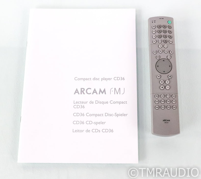 Arcam FMJ CD36 CD Player; CD-36; Remote