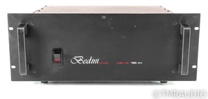 Bedini 150/150 MKII Vintage Stereo Power Amplifier; 150/150; AS-IS (Blown Resistor)