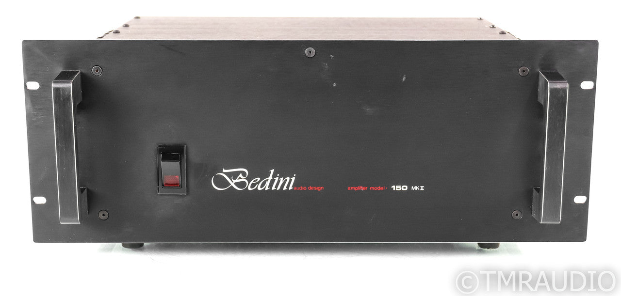 Bedini 150/150 MKII Vintage Stereo Power Amplifier; 150/150; AS-IS (Blown Resistor)