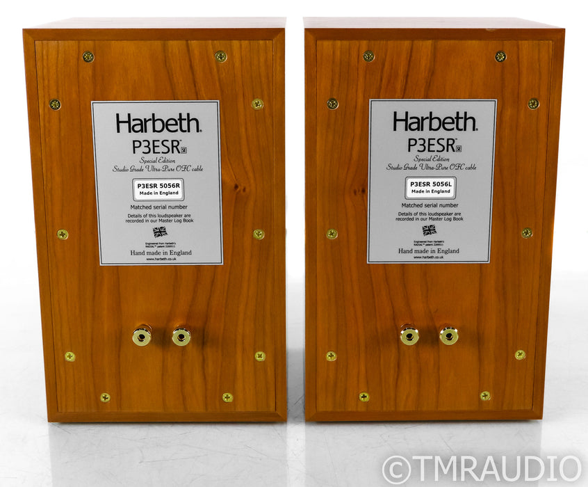 Harbeth P3ESR SE Monitors; Special Edition Speakers; Cherry Pair