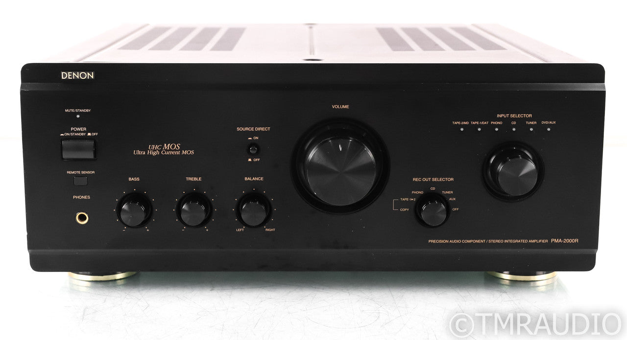 Denon PMA-2000R Stereo Integrated Amplifier; PMA2000R; Black — The