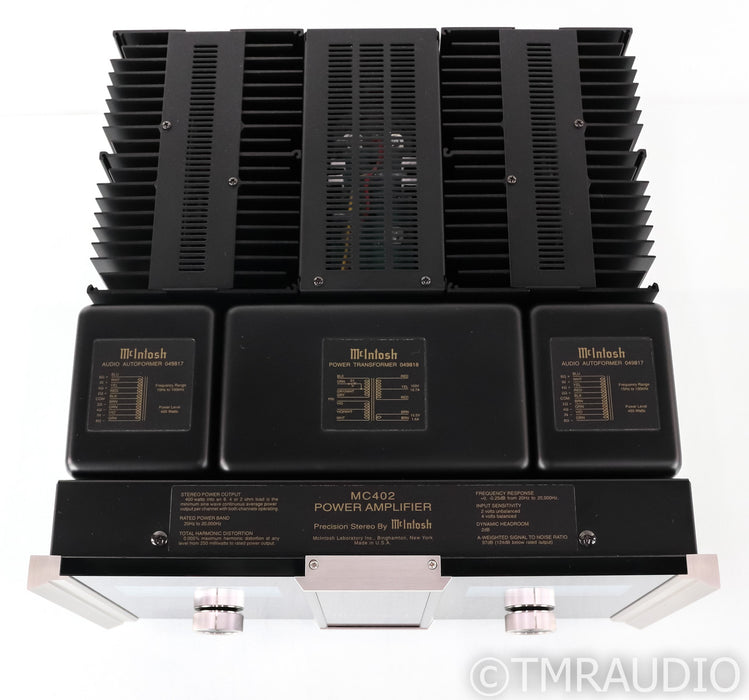 McIntosh MC402 Stereo Power Amplifier; MC-402