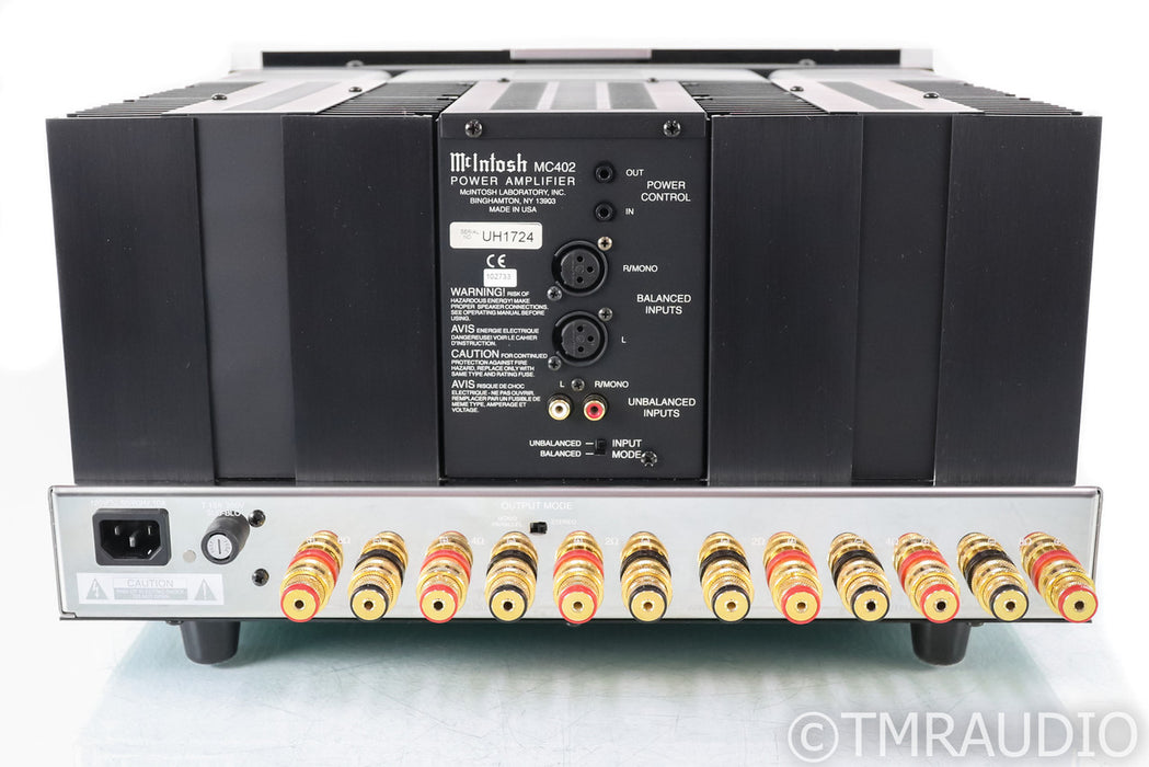 McIntosh MC402 Stereo Power Amplifier; MC-402
