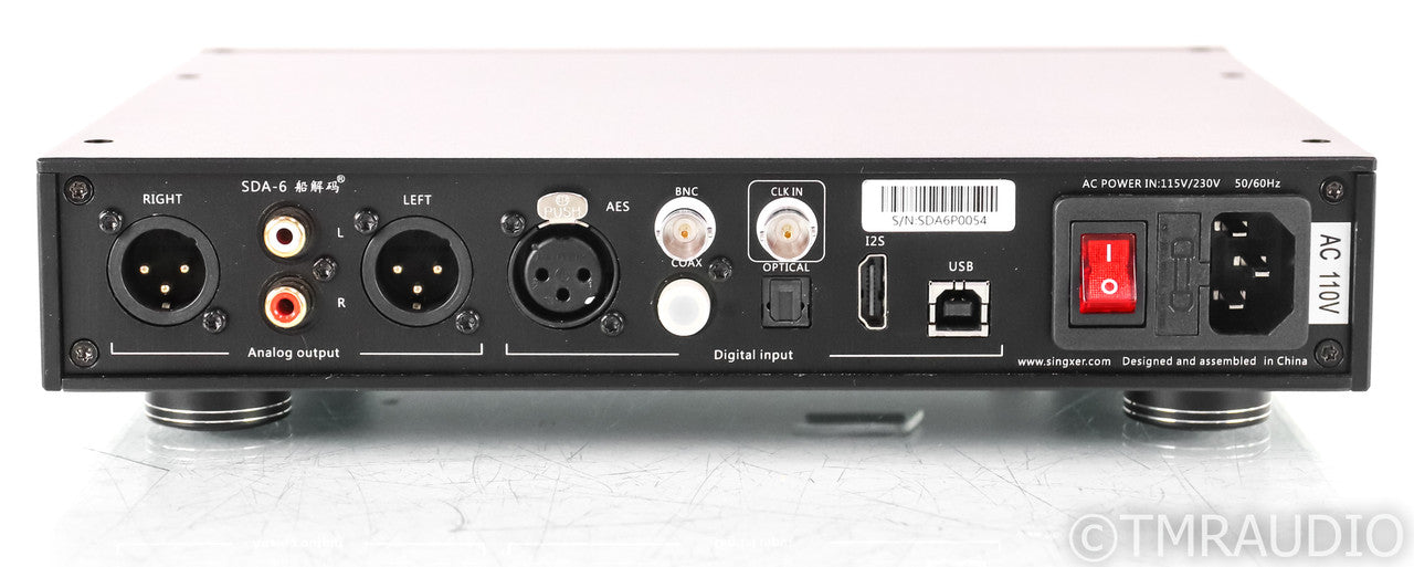 Singxer SDA-6 Pro DAC; SDA6; D/A Converter; USB; Remote