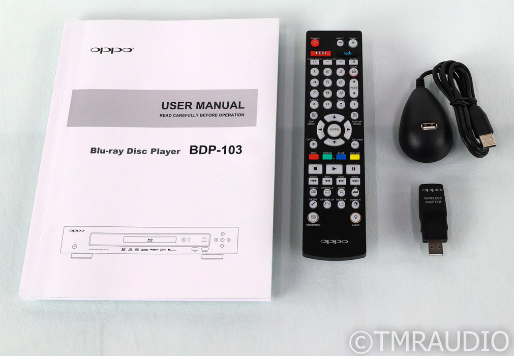 Oppo BDP-103 Universal Blu-Ray Player; BDP103; SACD; Remote
