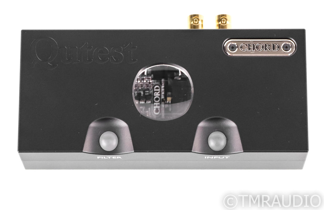 Chord Electronics Qutest DAC; D/A Converter; Black