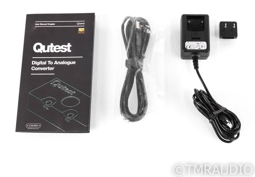 Chord Electronics Qutest DAC; D/A Converter; Black