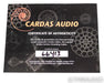 Cardas Parsec XLR Cable; .75m Pair Balanced Interconnects; Upgraded Terminations