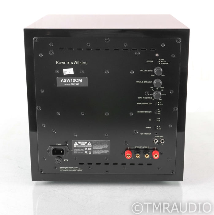 B&W ASW10CM 10" Powered Subwoofer; ASW-10CM; Piano Black