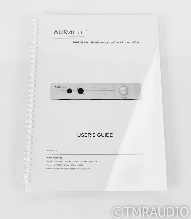 Auralic Taurus MKII Headphone Amplifier; Mark 2