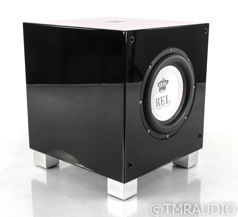 REL T/7i 8" Powered Subwoofer; T7i; Gloss Black