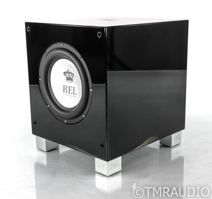 REL T/7i 8" Powered Subwoofer; T7i; Gloss Black