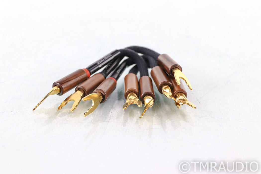 Swisscables Reference Jumpers Speaker Jumper Cables; 7in Pair