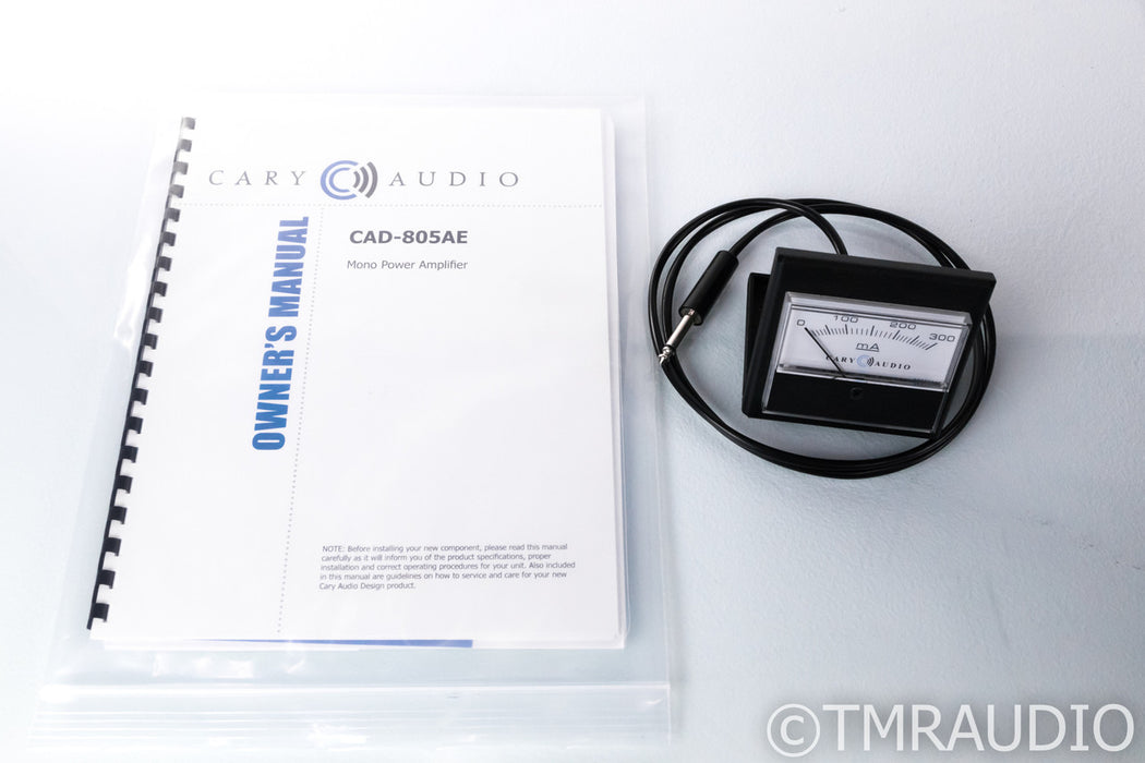 Cary Audio CAD-805AE Mono Tube Power Amplifier