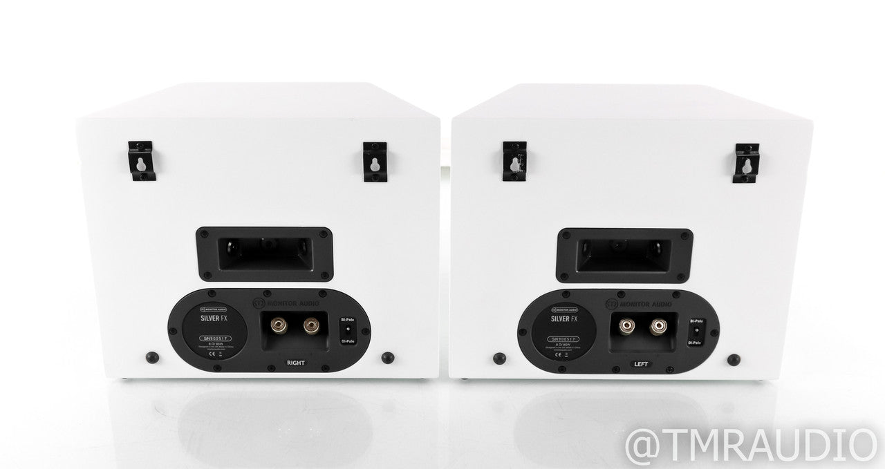 Monitor Audio Silver FX Wall Mounted Surround Speakers; Satin White Pair
