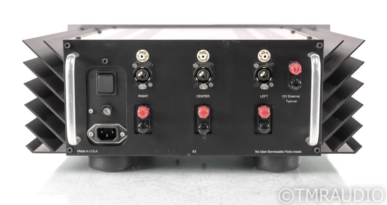Pass Labs X3 3 Channel Power Amplifier; X-3