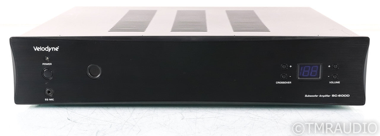 Velodyne SC-600D Stereo Subwoofer Amplifier; SC600D; Remote