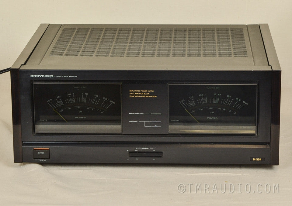Onkyo Integra M-504 Stereo Power Amplifier