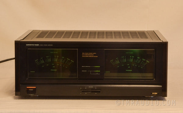 Onkyo Integra M-504 Stereo Power Amplifier — The Music Room