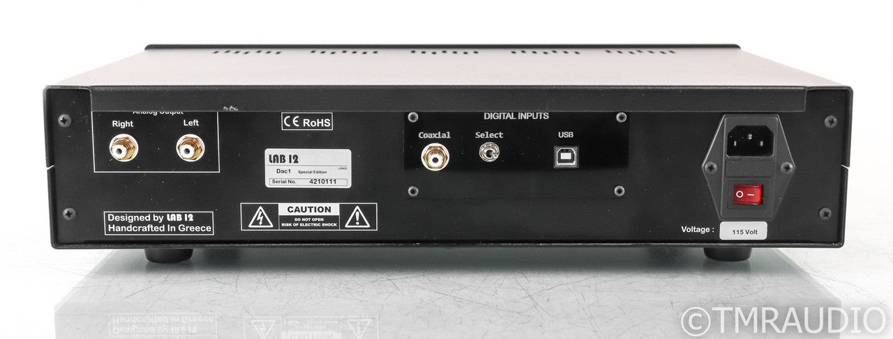 LAB12 dac1 Special Edition Tube Hybrid DAC; D/A Converter; Black