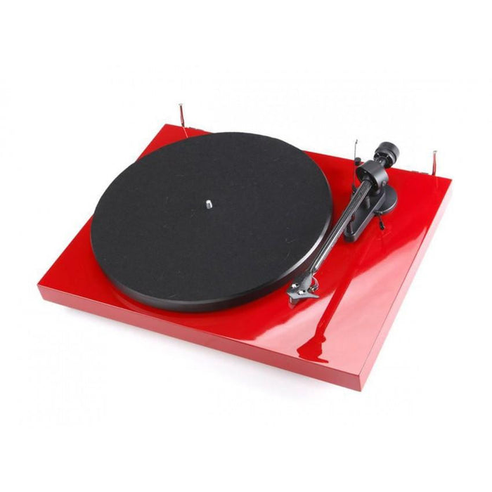 Pro-Ject Debut Carbon DC Belt-Drive Turntable; Red; Ortofon 2M Red (New)