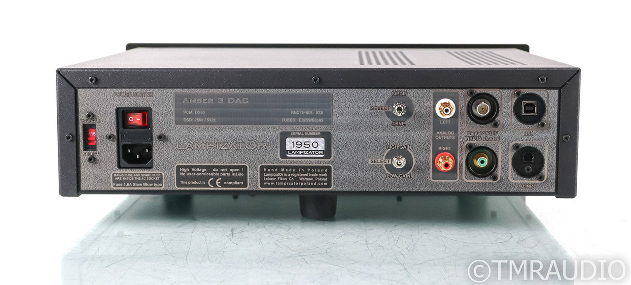 LampizatOr Amber 3 Tube DAC; D/A Converter; Black