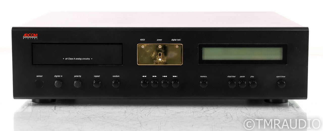 Adcom GCD-750 CD Player; GCD750; Remote; HDCD