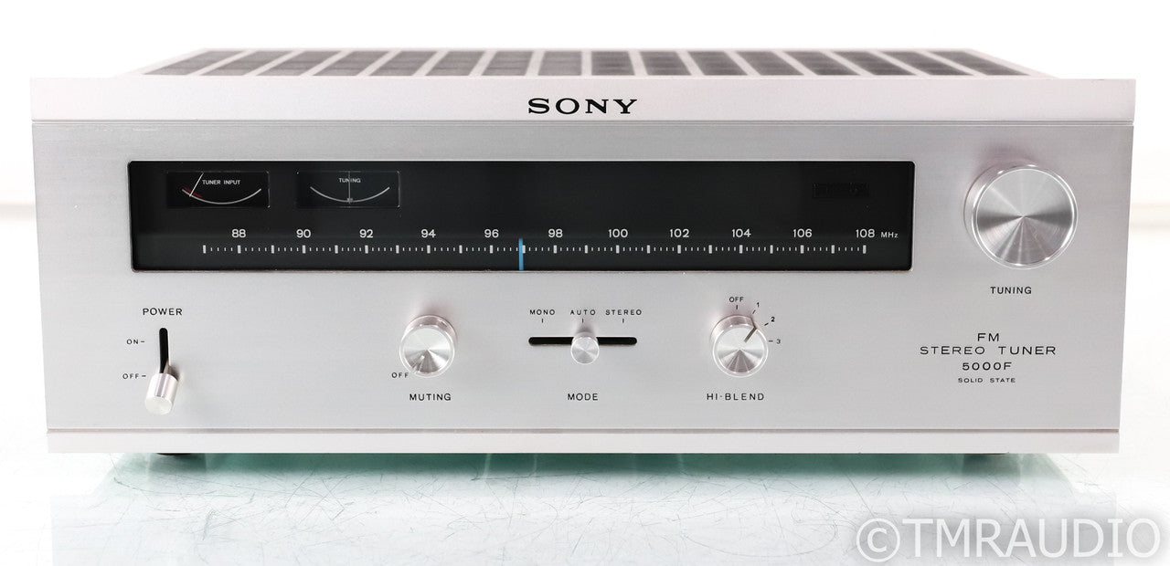 Sony ST-5000FW Vintage Stereo FM Tuner; ST-5000FW