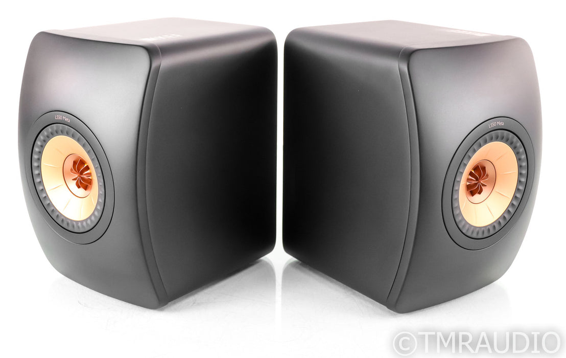 KEF LS50 Meta Bookshelf Speakers; Black Pair; LS-50
