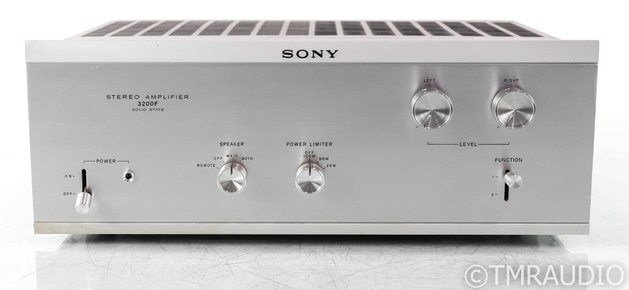 Sony TA-3200F Vintage Stereo Power Amplifier; TA-3200F; Silver