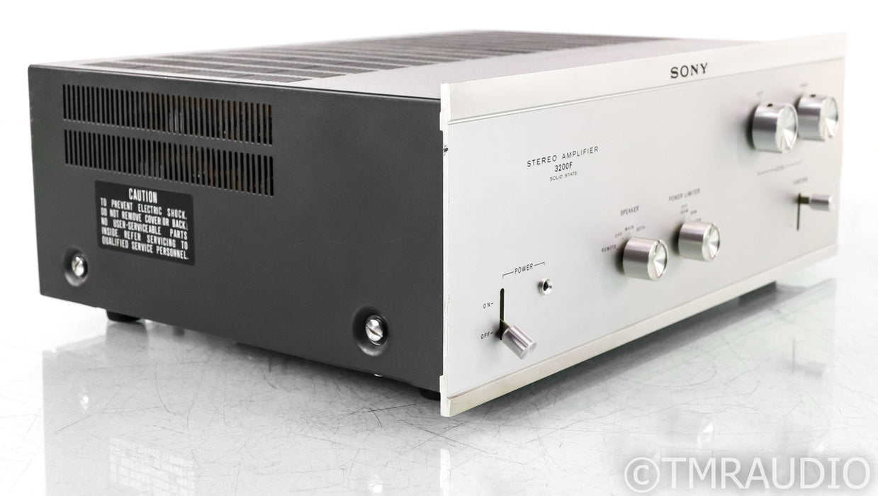 Sony TA-3200F Vintage Stereo Power Amplifier; TA-3200F; Silver