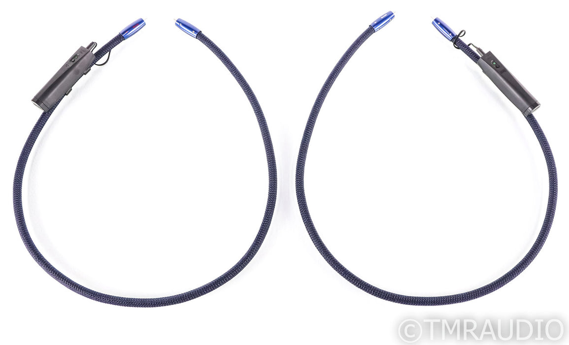 AudioQuest Water RCA Cables; 1m Pair Interconnects; 72v DBS