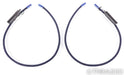 AudioQuest Water RCA Cables; 1m Pair Interconnects; 72v DBS
