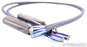 AudioQuest Water RCA Cables; 1m Pair Interconnects; 72v DBS