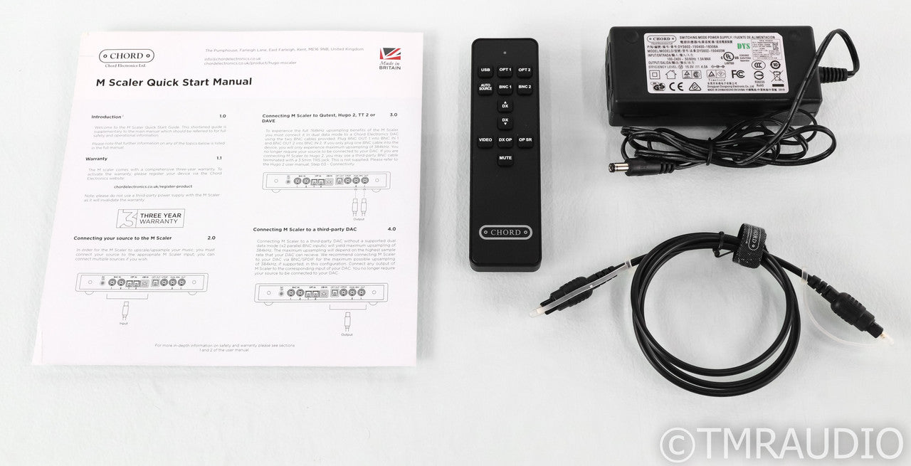 Chord Electronics Hugo M Scaler Digital Upscaler; Upsampler; D/D; Black; Remote