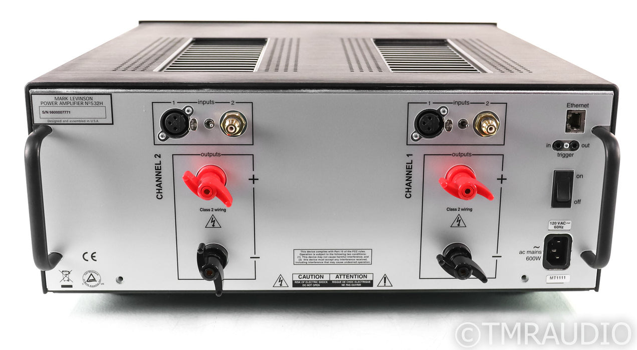 Mark Levinson No. 532H Stereo Power Amplifier; 532-H; Black