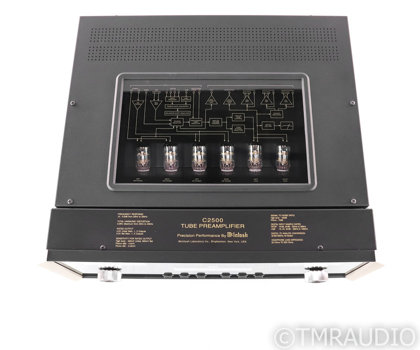 McIntosh C2500 Stereo Tube Preamplifier; C-2500; MM / MC Phono; Remote