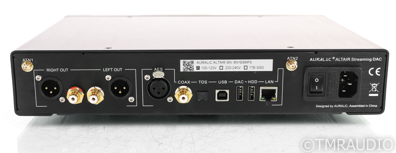 Auralic Altair Wireless Network Streamer / DAC; D/A Converter; Black; Remote