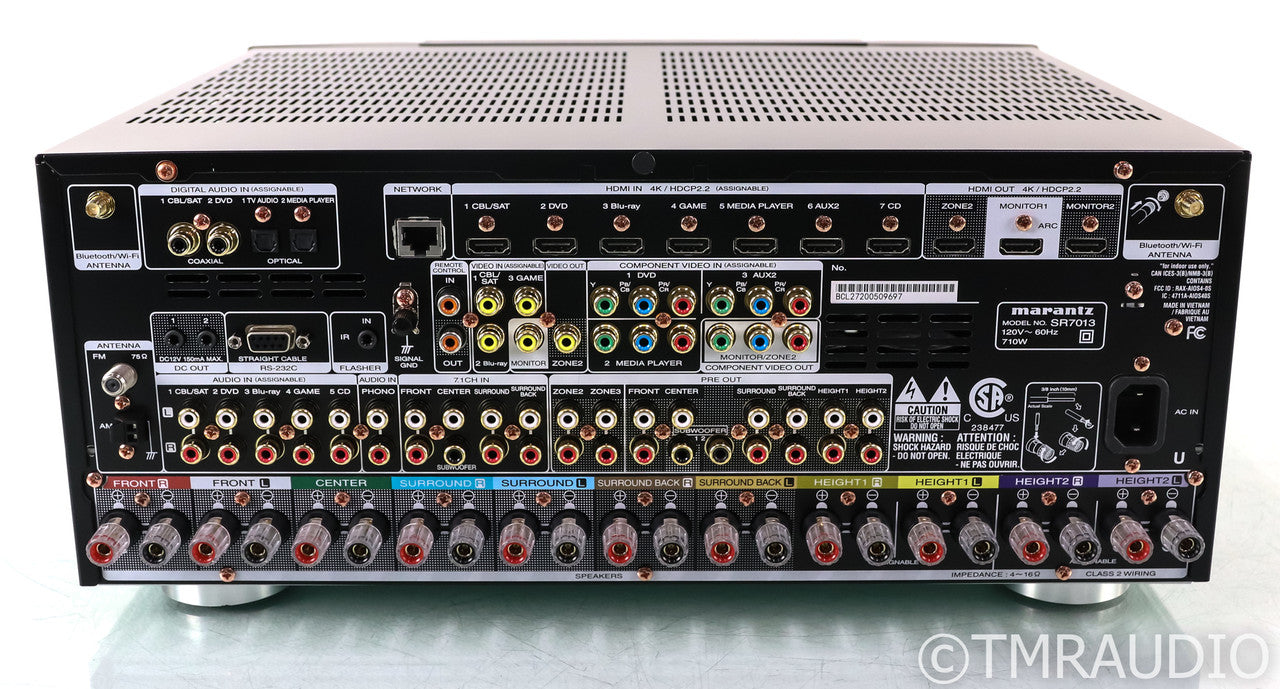 Marantz SR7013 9.2 Channel Home Theater Receiver; SR-7013; 4K UHD; Remote