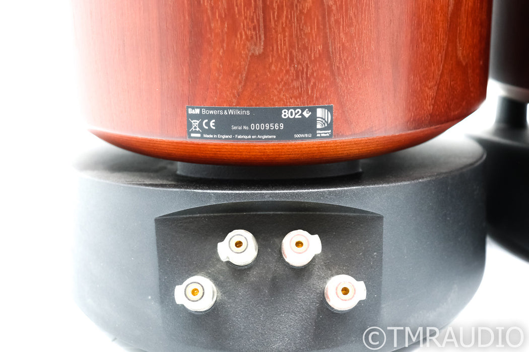 B&W 802D Floorstanding Speakers