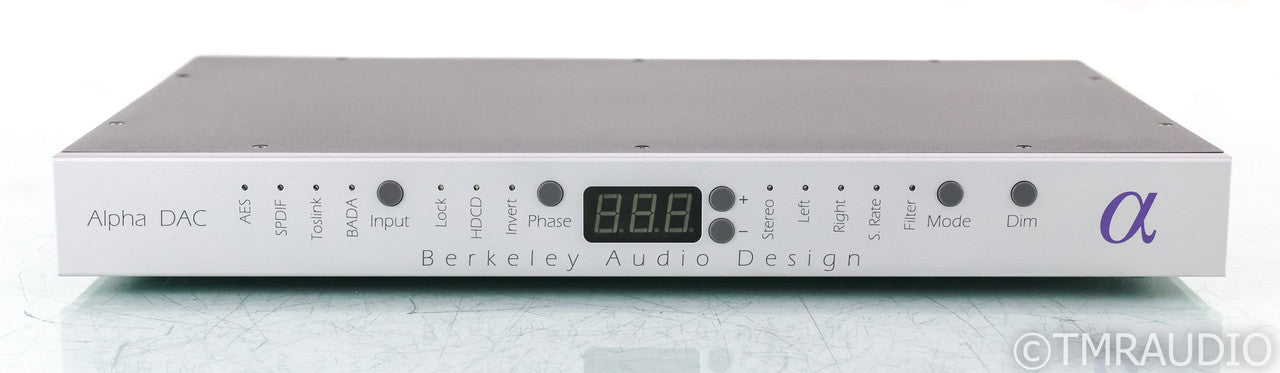 Berkeley Audio Design Alpha DAC Series 2; D/A Converter; Remote