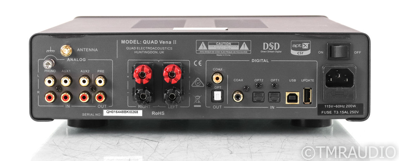 Quad Vena II Stereo Integrated Amplifier; Remote; Bluetooth